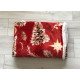 Koc Dwustronny Mikrofibra/Baranek 160x200 Wzór Świąteczny Choinki
