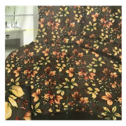 Komplet Pościeli Z Kory 100% Bawełna 220x200 Jesienne Liście
