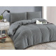 Pościel Mikrofibra Welurowa Minky 220x200 Szary