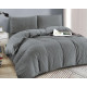 Pościel Mikrofibra Welurowa Minky 220x200 Szary