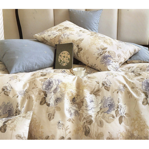 Pościel 160x200 Dwustronna Bawełna Satynowa Collection World Róże