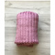 Koc 100% Mikrofibra Cotton World Tłoczony Pasy 160x200 Pudrowy Róż