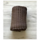 Koc 100% Mikrofibra Cotton World Tłoczony Pasy 160x200 Czekoladowy