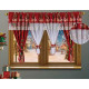Firana Świąteczna Gotowa 400cmx155cm Merry Christmas