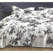 Pościel 3D Satyna Bawełniana 160/200 4cz Kwiaty