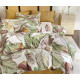Pościel Z Flaneli 220x200 Z Prześcieradłem Duże Liście