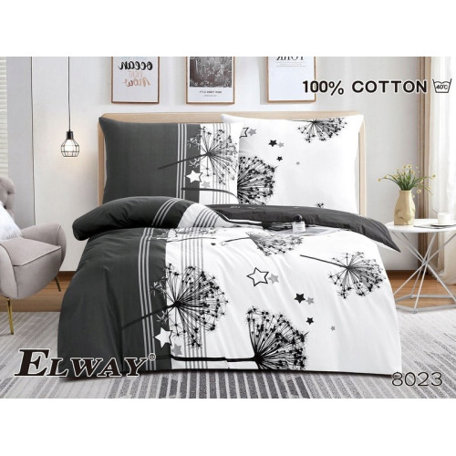 Pościel Dwustronna Bawełniana Elway 140/200 Dmuchawce