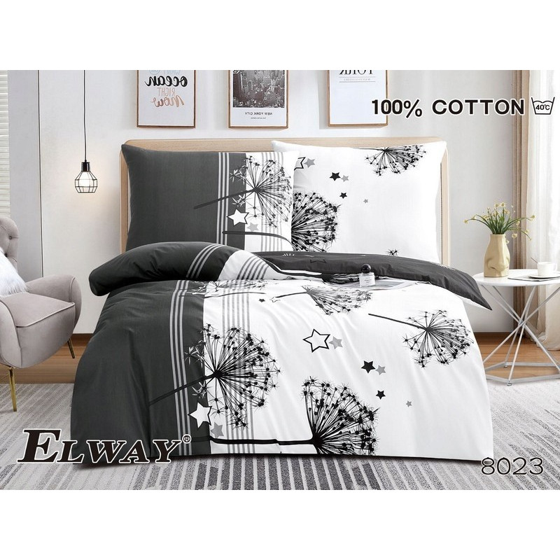 Pościel Dwustronna Bawełniana Elway 140/200 Dmuchawce