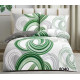Pościel Dwustronna Bawełniana Elway 140/200 Zielone Okręgi