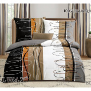 Pościel Dwustronna Bawełniana Elway 140x200 Grafika