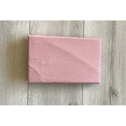 Prześcieradło Z Gumką Bawełna Z Mikrowłóknem 90x200cm Pudrowy Róż