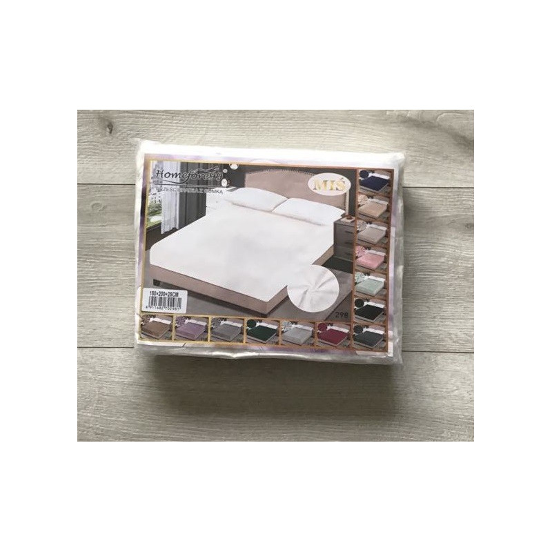 Prześcieradło Z Gumką Pluszowa Mikrofibra Miś 180x200 Białe