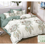 Pościel 3D Satyna Bawełniana 220/200 3cz Łapacze Snów