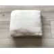 Koc Z Mikrofibry Gładki 160x200cm Biały