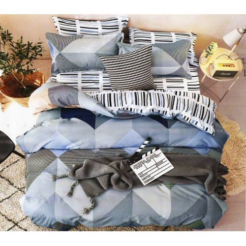 Pościel Dwustronna 100% Bawełna 160/200 4cz Kartonik Grafika