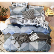 Pościel Dwustronna 100% Bawełna 160/200 4cz Kartonik Grafika