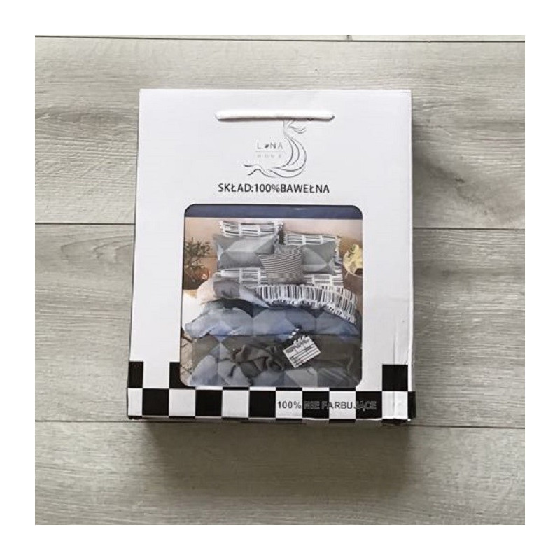 Pościel Dwustronna 100% Bawełna 160/200 4cz Kartonik Grafika