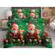 Pościel Świąteczna 3D Satyna Bawełniana 220/200 3cz Mikołaj Z Renifere...