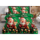 Pościel Świąteczna 3D Satyna Bawełniana 220/200 3cz Mikołaj Z Renifere...