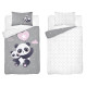 Pościel Dwustronna Bambusowa 100x135cm 2cz Panda