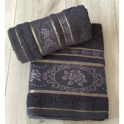 Ręcznik Frotte 100% Bawełna Kąpielowy 70x140 Grafitowy