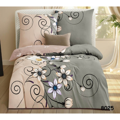 Pościel Bawełniana Dwustronna Elway 160/200 Kwiaty