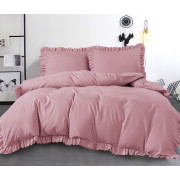 Pościel Z Falbanką Mikrofibra Cotton World 220x200 Z Prześcieradłem Pu...