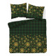 Pościel Świąteczna 220x200 HOME SATIN Detexpol Bawełna 100% Zielona W ...