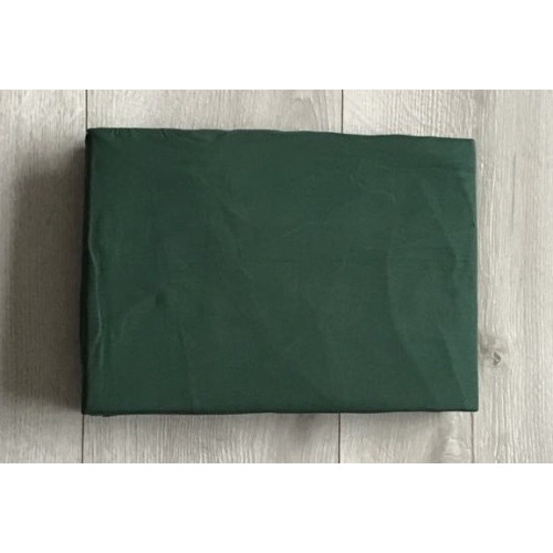 Prześcieradło Z Gumką Bawełna Z Mikrowłóknem 160x200cm Zieleń Butelkow...