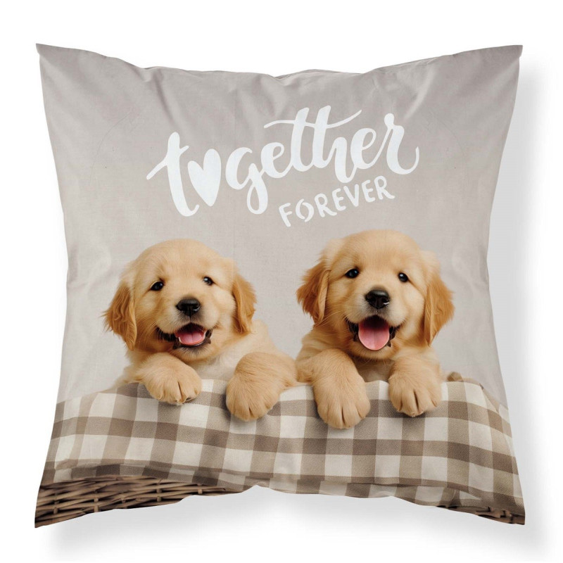 Poszewka Mikrofibra 3D 40x40cm Pieski