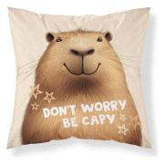 Poszewka Mikrofibra 3D 40x40cm Kapibara