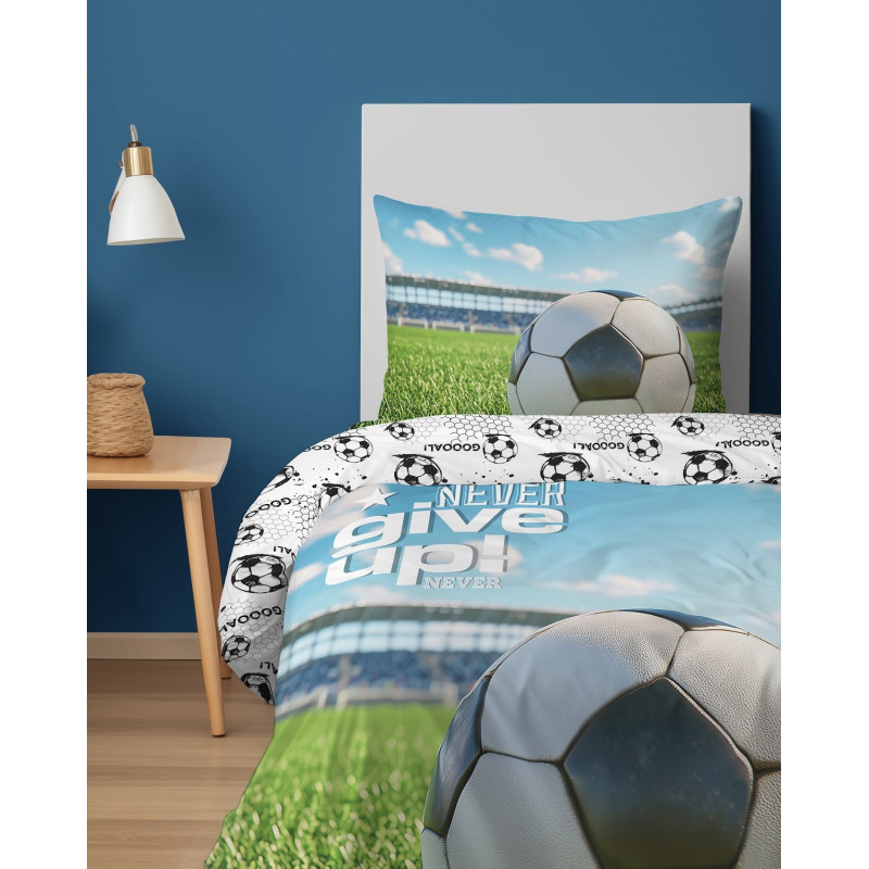 Pościel Młodzieżowa Detexpol 100% Bawełna 160/200 2cz Piłka