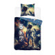 Pościel Młodzieżowa Detexpol 100% Bawełna 160/200 2cz Astronauta