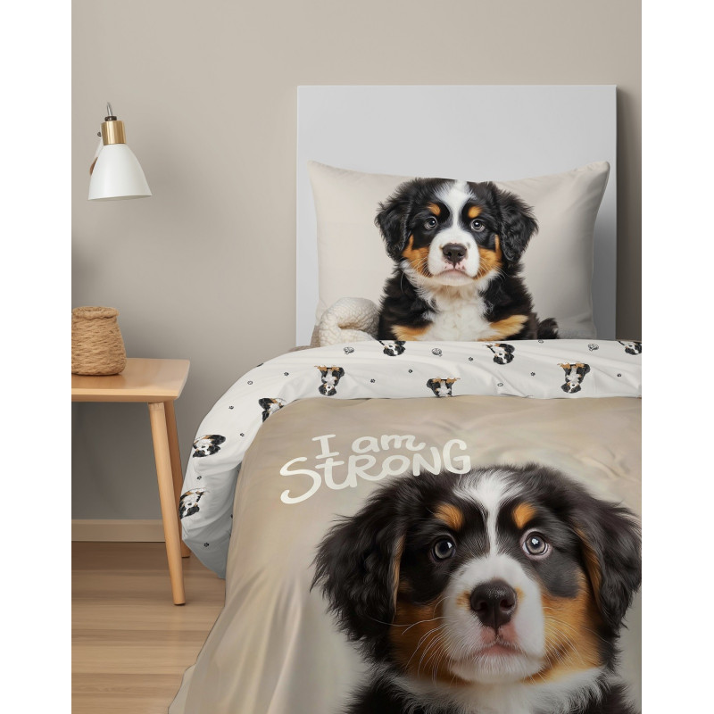 Pościel Młodzieżowa Detexpol 100% Bawełna 140/200 2cz Pies