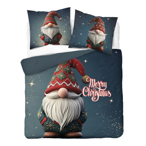 Pościel Świąteczna Holland 100% Bawełna 160x200 3cz Skrzat