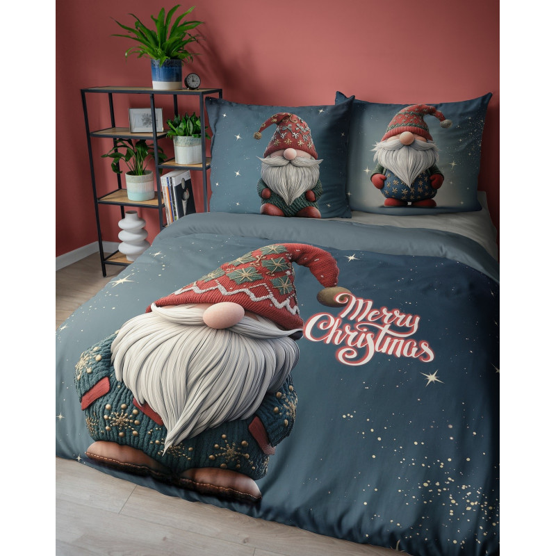 Pościel Świąteczna Holland 100% Bawełna 160x200 3cz Skrzat