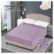 Prześcieradło Z Gumką Pluszowa Mikrofibra Miś 220x200 Jasny Fiolet