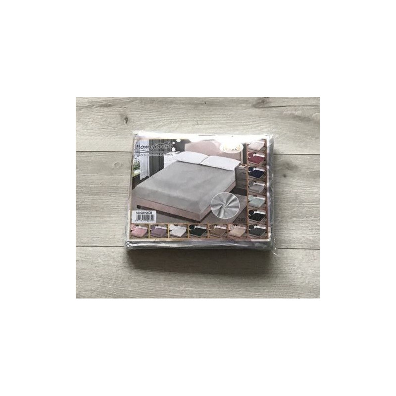 Prześcieradło Z Gumką Pluszowa Mikrofibra Miś 220x200 Jasny Szary