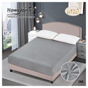 Prześcieradło Z Gumką Pluszowa Mikrofibra Miś 220x200 Szare