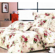 Pościel 220x200 Dwustronna Bawełna Satynowa Collection World Róże