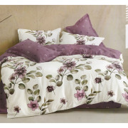 Pościel 3D Satyna Bawełniana 160/200 Z Prześcieradłem Kwiaty