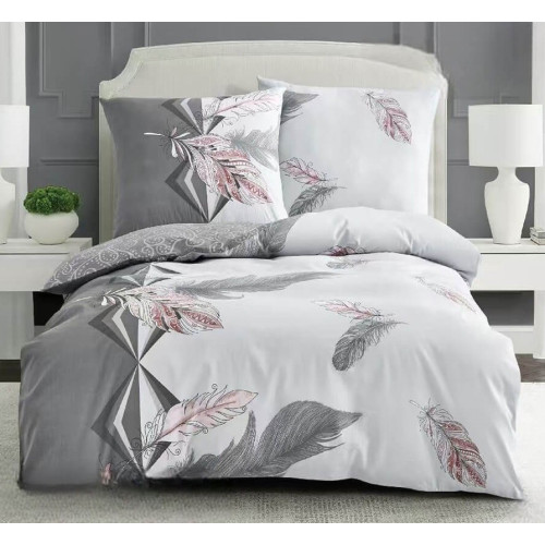 Pościel Dwustronna Bawełniana Elway 140/200 Pióra