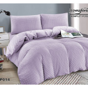 Pościel Mikrofibra Welurowa Minky 160x200 Fiolet