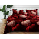 Pościel 3D Satyna Bawełniana 160/200 3cz Czerwone Serca
