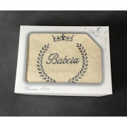 Ręcznik Kąpielowy Bawełniany 70/140 Z Haftem Dla Babci Kartonik