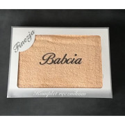 Ręcznik Kąpielowy Bawełniany 70/140 Z Haftem Dla Babci Kartonik