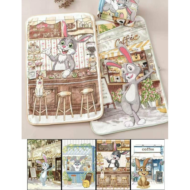 Ręczniki Wielkanocne Mikrofibra Z Zawieszką 40x60 Zestaw 5 szt Mix Świ...