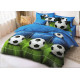 Pościel 3D Satyna Bawełniana 140/200(4cz) Z prześcieradłem Piłki