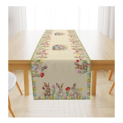 Bieżniki/Serwety Kremowe Z Wzorem Świątecznym Wielkanoc Zajączki