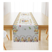 Bieżniki/Serwety Białe Z Wzorem Świątecznym Wielkanoc Kurczaczki